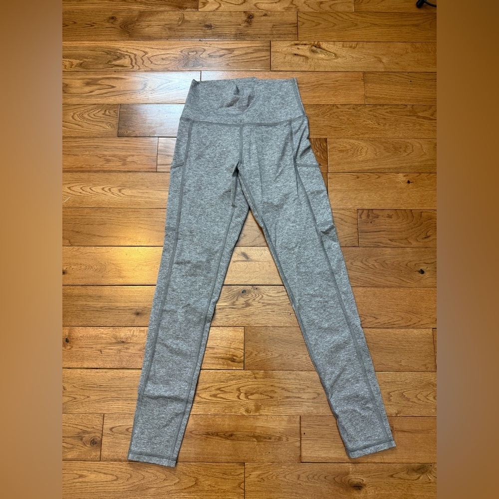 Aerie Marled Tan The Hugger Hi-Rise Pocket Leggings